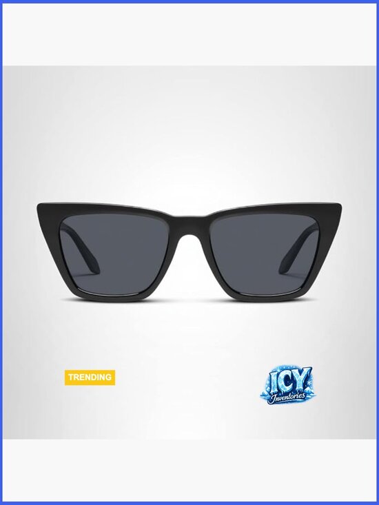 Oversized Cat Eye Sunglasses with UV Protected Lenses main image 2